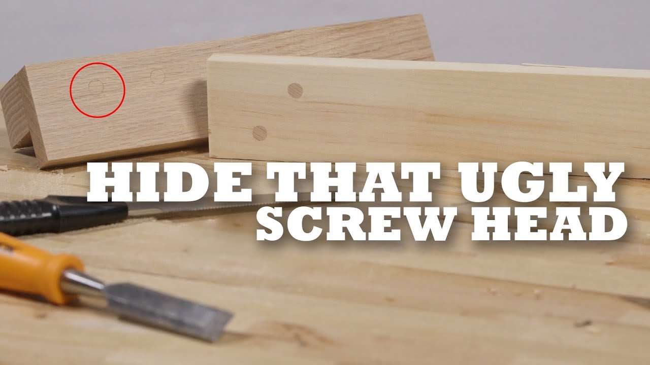 How to Cover Exposed Screw Ends Concealing Exposed Screw Ends DIY