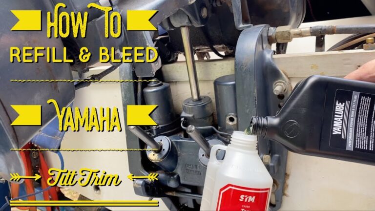 How to Change Power Trim And Tilt Fluid Yamaha | Step-by-Step 2023