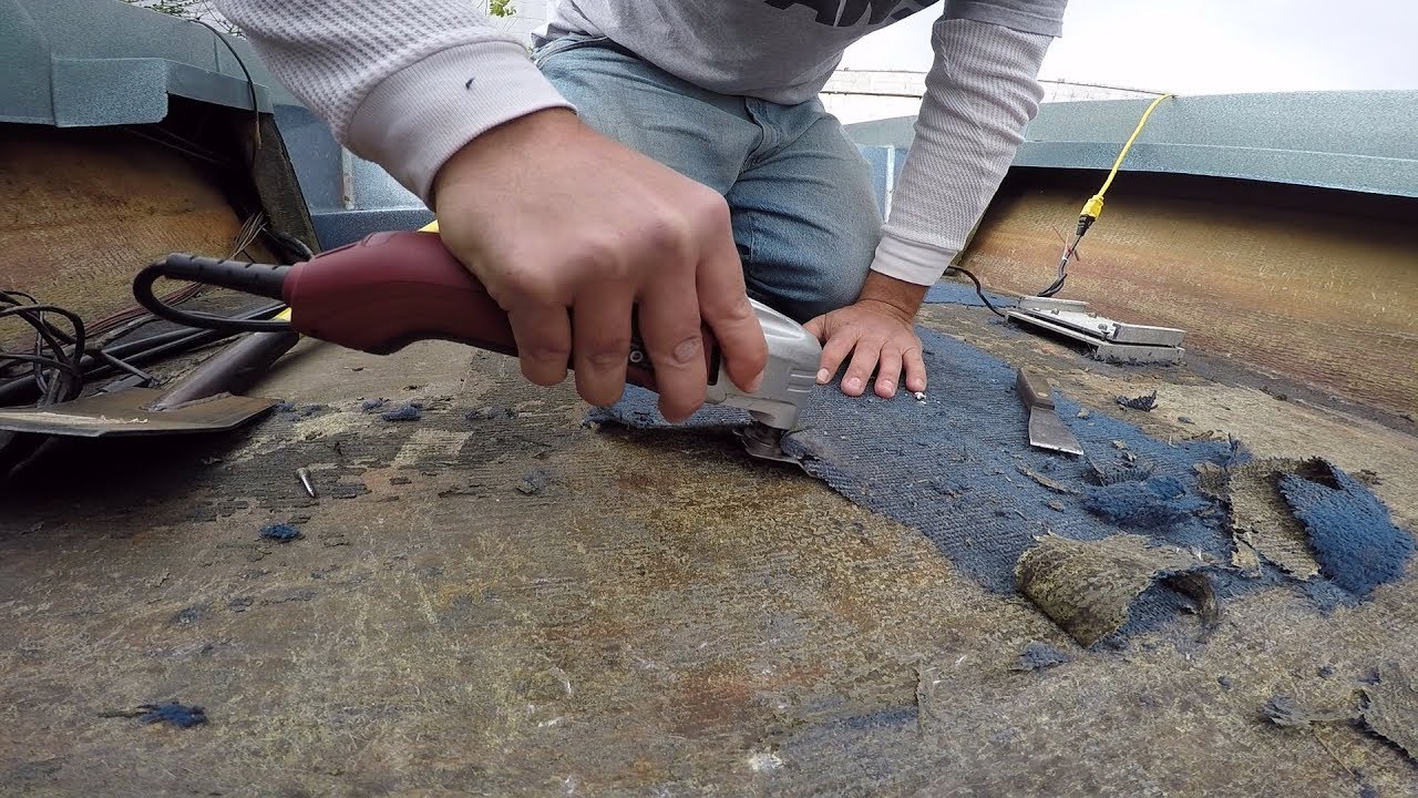 How to Remove Carpet from a Boat Removing Boat Carpets 2023 Fishing