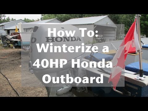How to Winterize a Honda Outboard Motor | Winterization Steps 2023