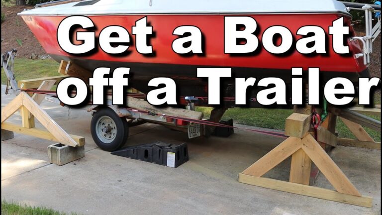 How to Lift a Boat off a Trailer | Lifting a Boat Off a Trailer: Methods and Safety 2023