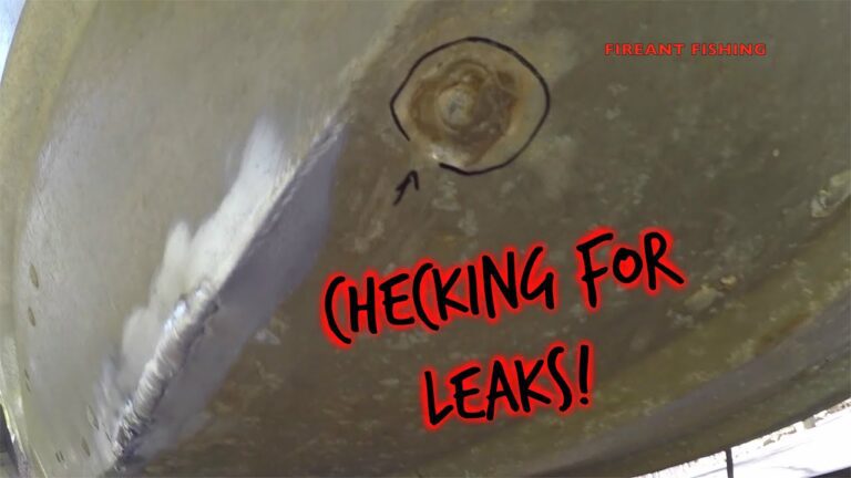 How to Check a Boat for Leaks Out of Water | Leak Detection 2023